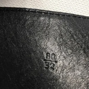 Prada | Accessories | Prada Vintage Buckle Ring Leather Belt  display picture 2